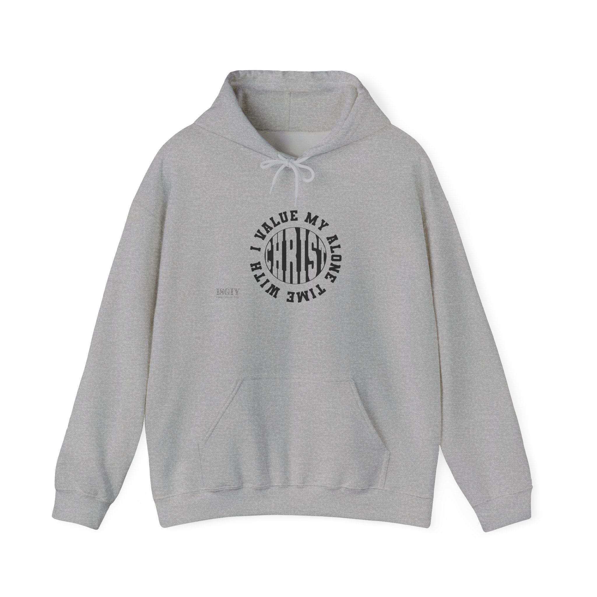 Christian 'I Value My Prayer Time' Hoodie - Faith-Based Spiritual Graphic Sweatshirt