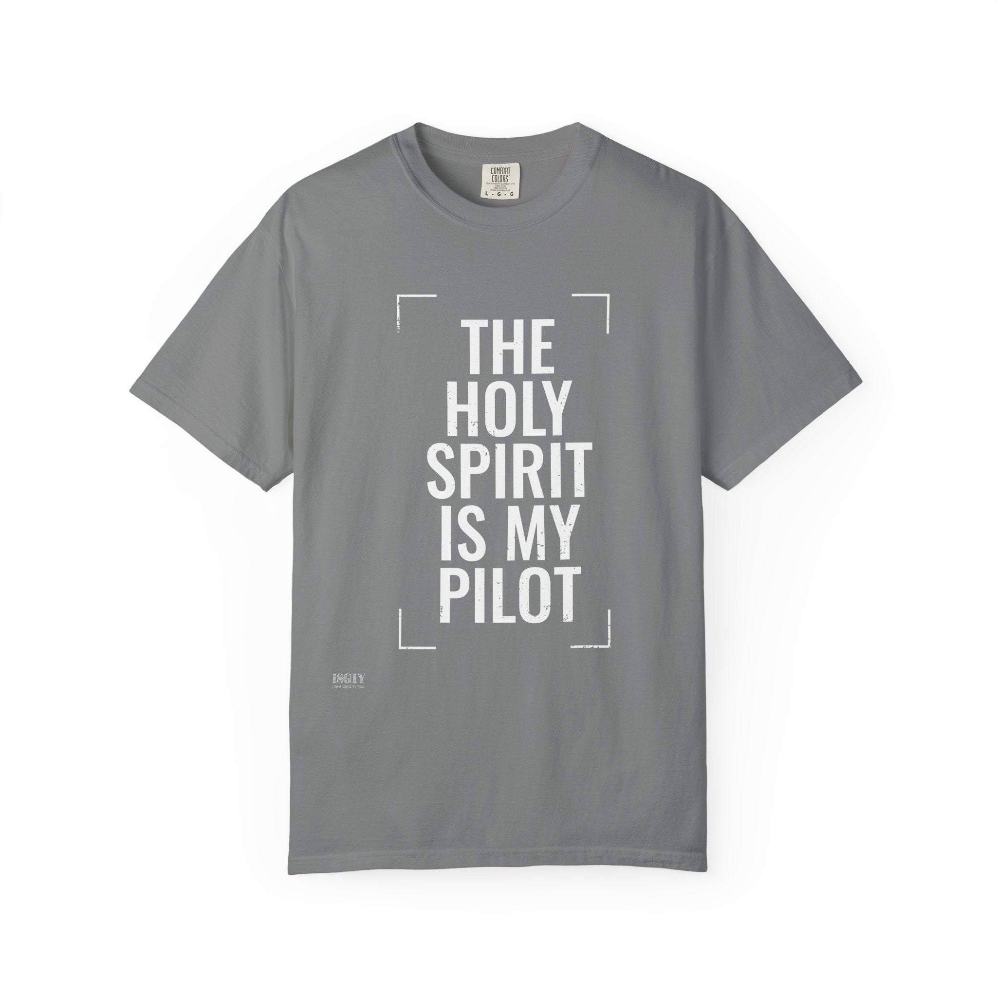 Holy Spirit Is My Pilot T-Shirt — Christian Faith Graphic Tee