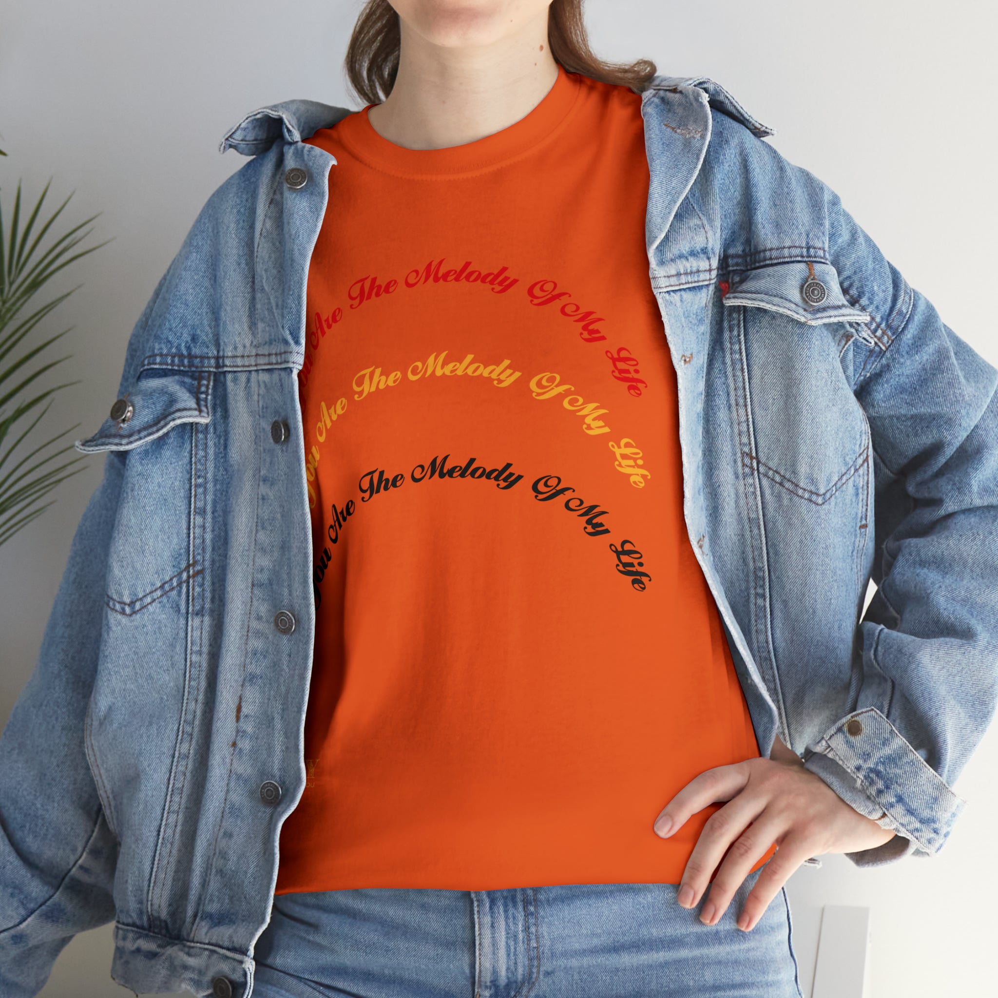 Unisex Heavy Cotton Tee...You Are The Melody multi
