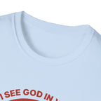 I See God In You Dove T-Shirt — Christian Faith Inspirational Tee