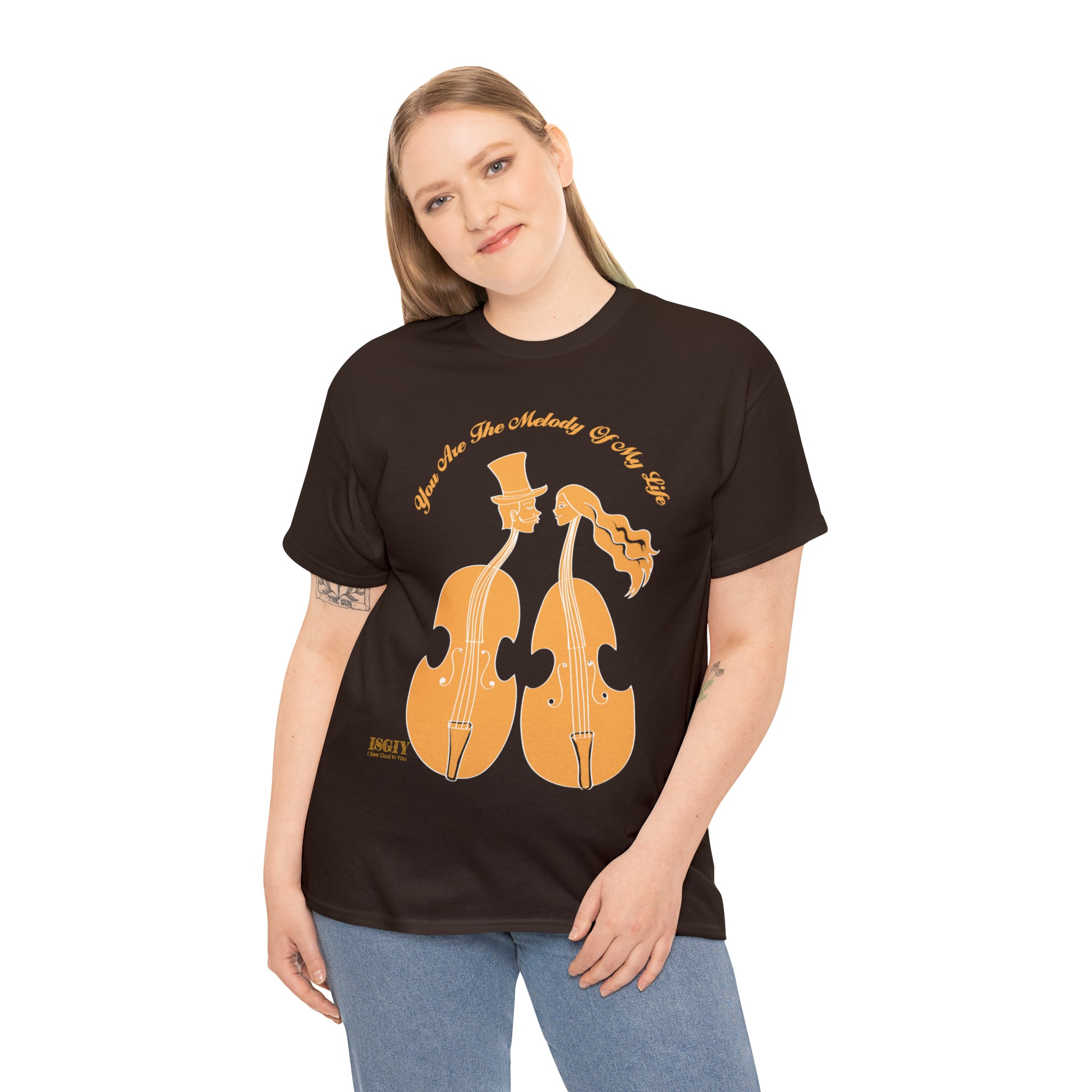 Copy of Unisex Heavy Cotton Tee...You Are The Melody Yel
