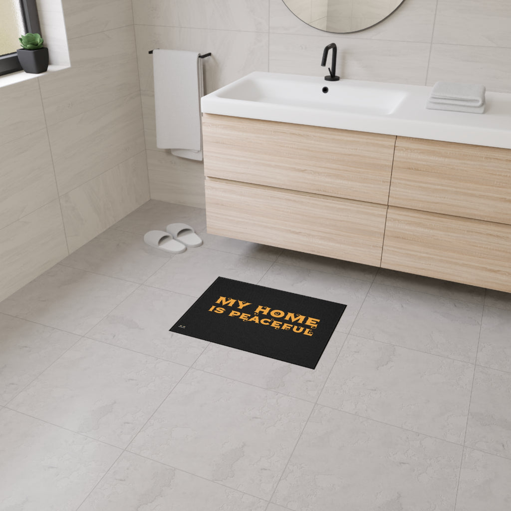 Heavy Duty Floor Mat...My Home Is Peaceful