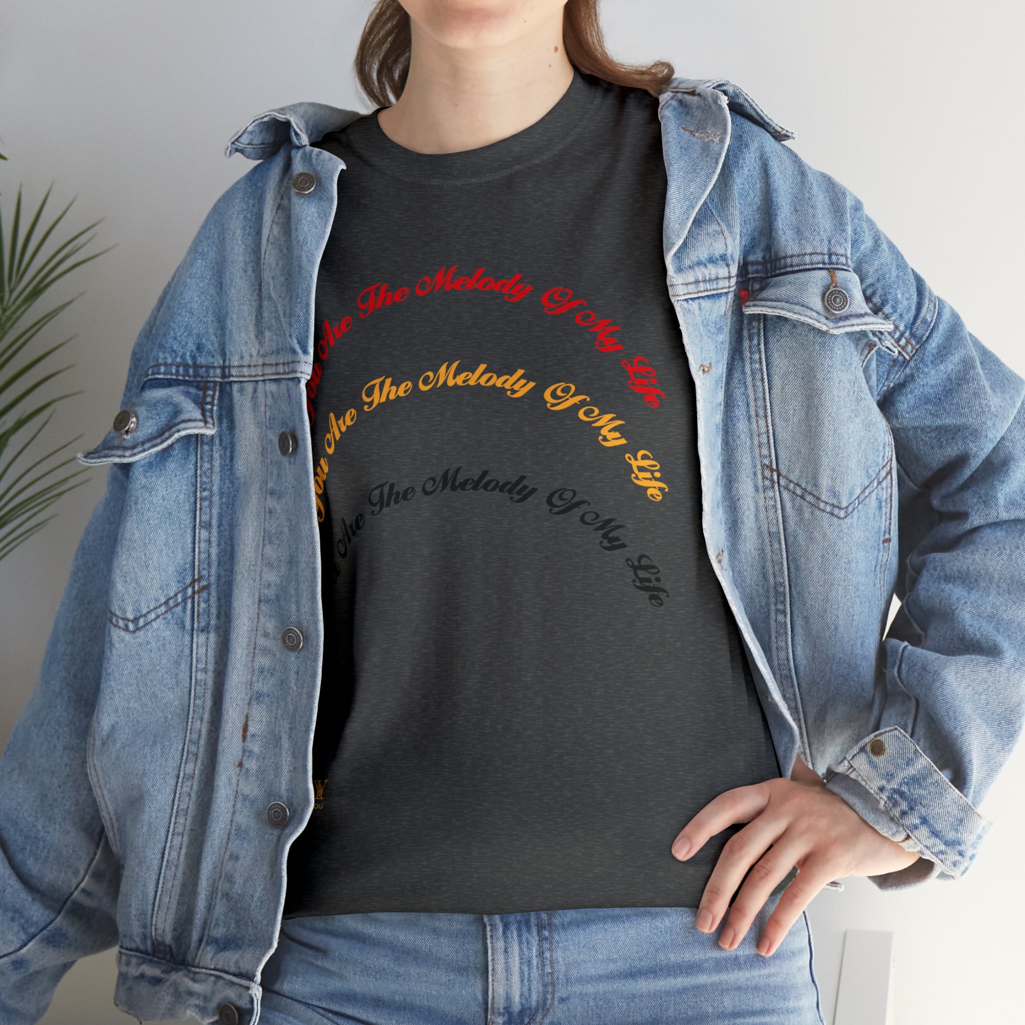 Unisex Heavy Cotton Tee...You Are The Melody multi