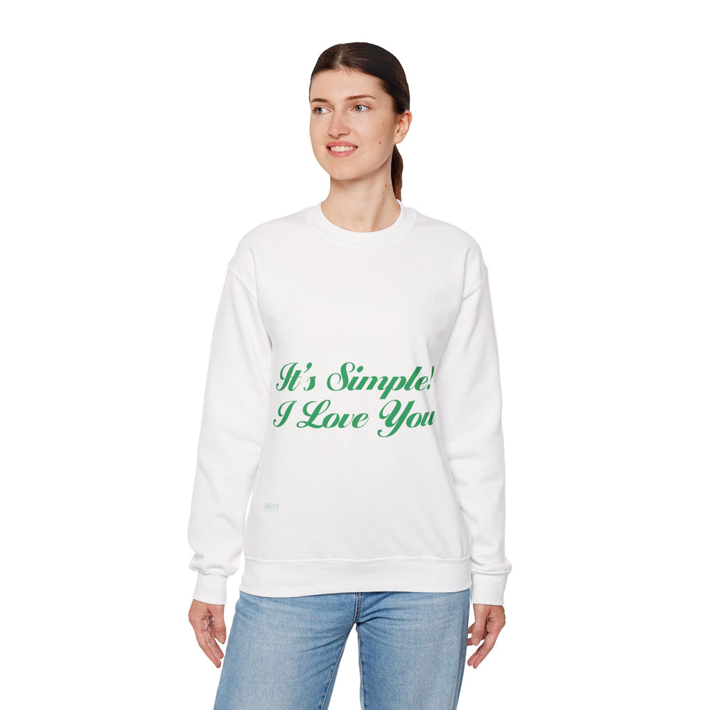 Simple I Love You Sweatshirt