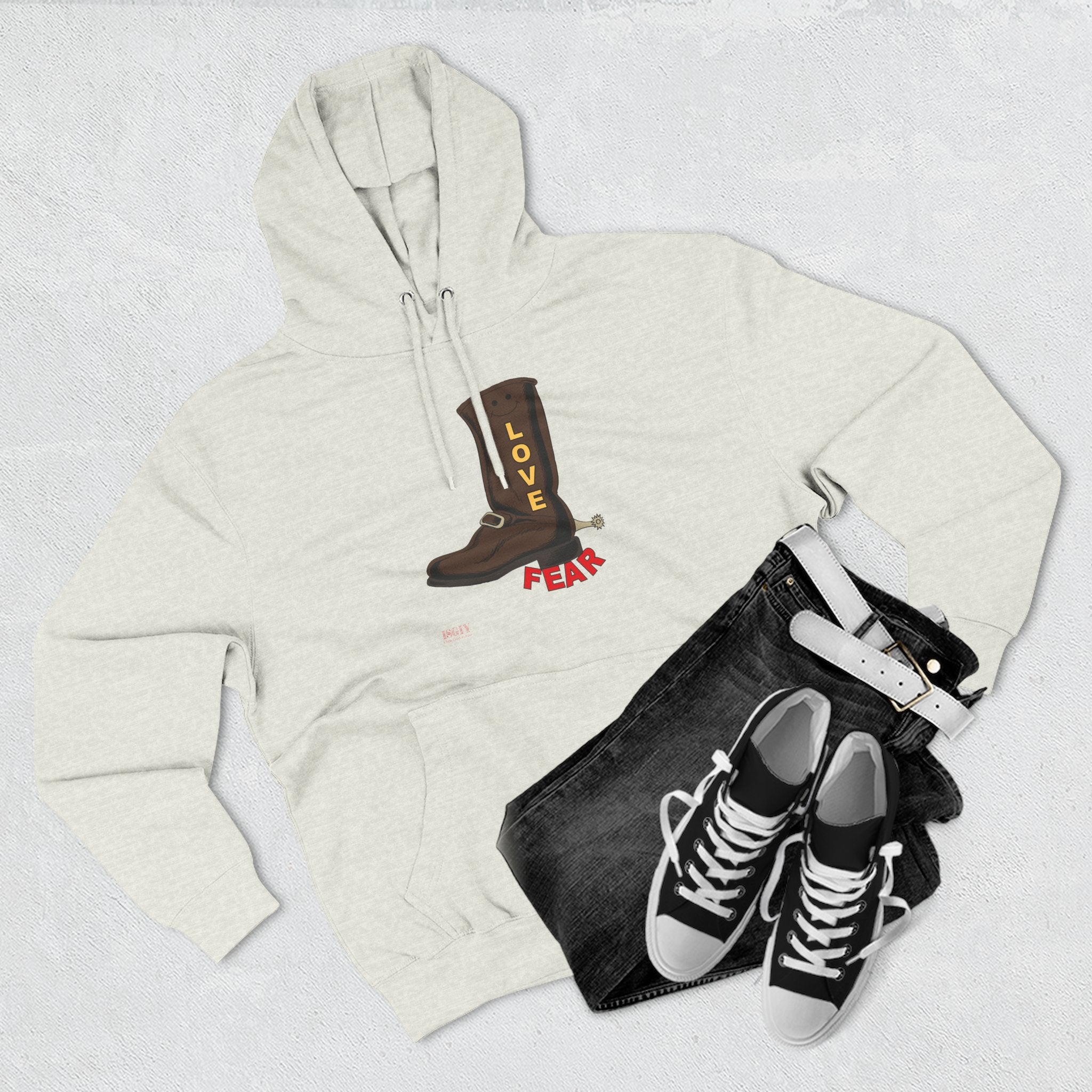 Unisex Premium Pullover Hoodie...Love Over Fear