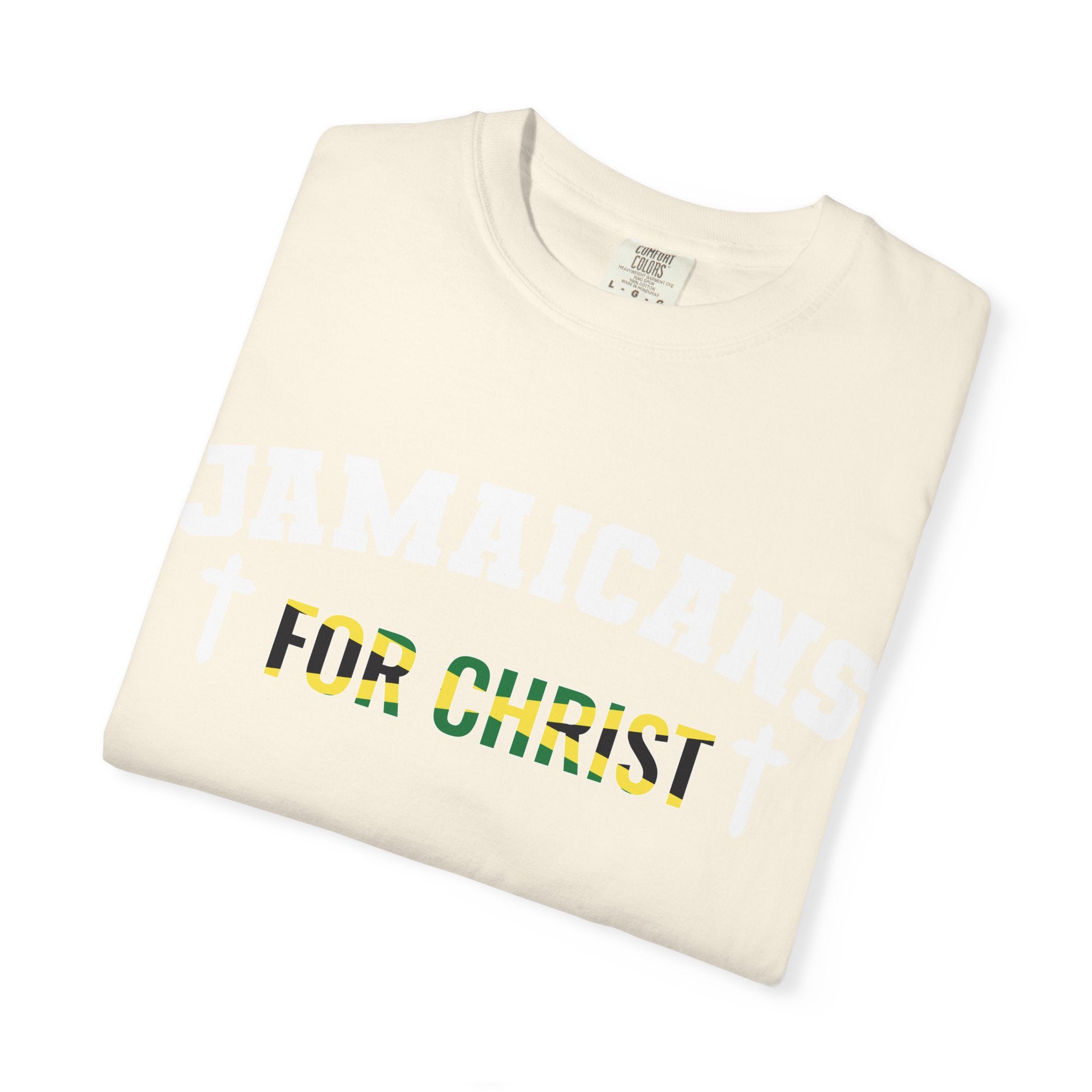 Jamaicans for Christ T-Shirt — Faith & Island Pride Garment-Dyed Tee