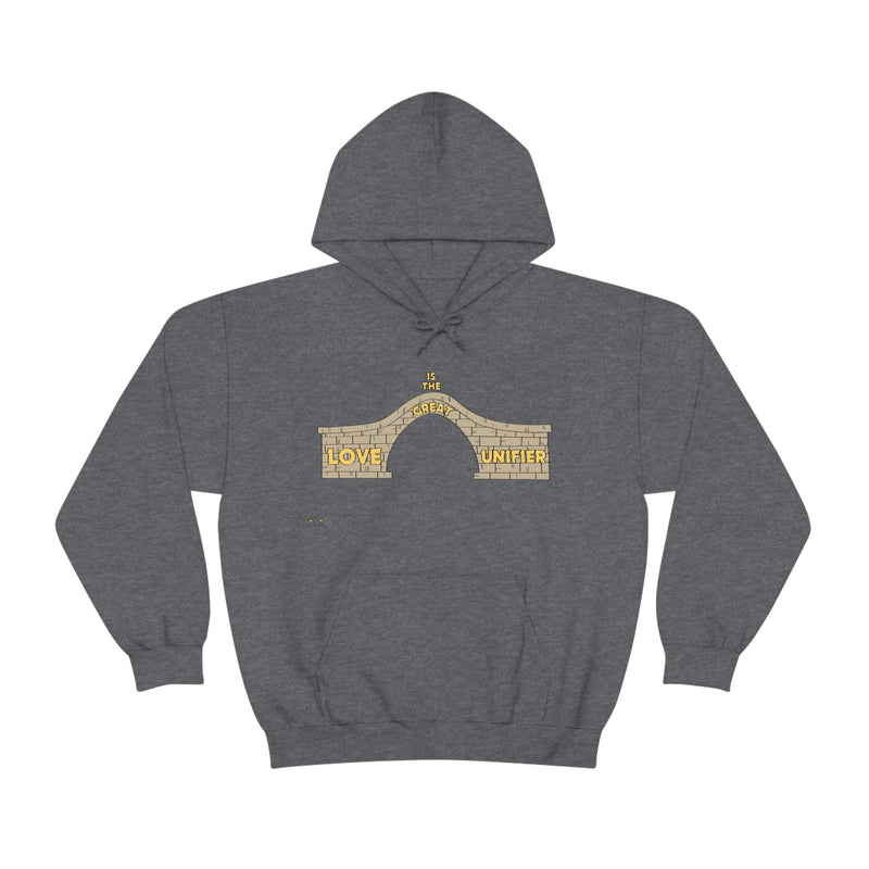 Unisex Heavy Blend Hooded Sweatshirt Love Is The Great Unifier