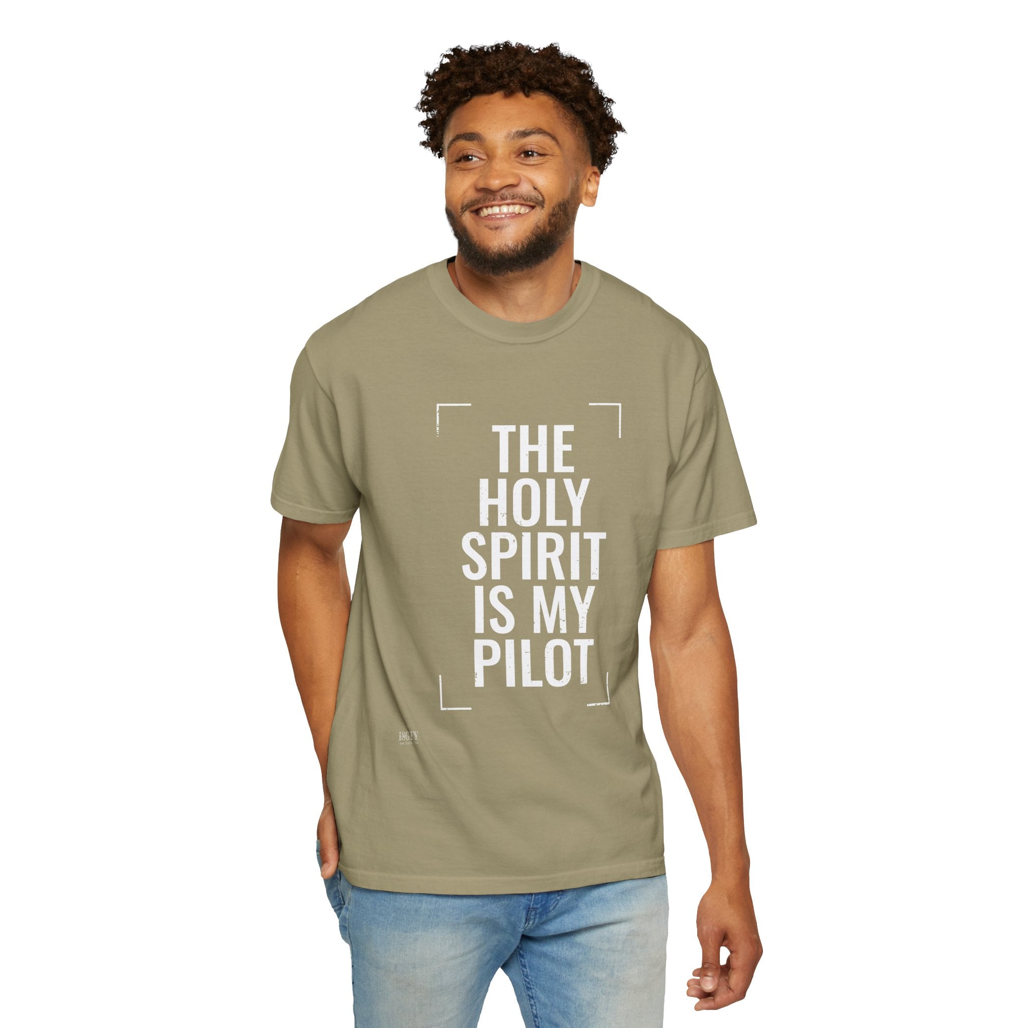 Holy Spirit Is My Pilot T-Shirt — Christian Faith Graphic Tee