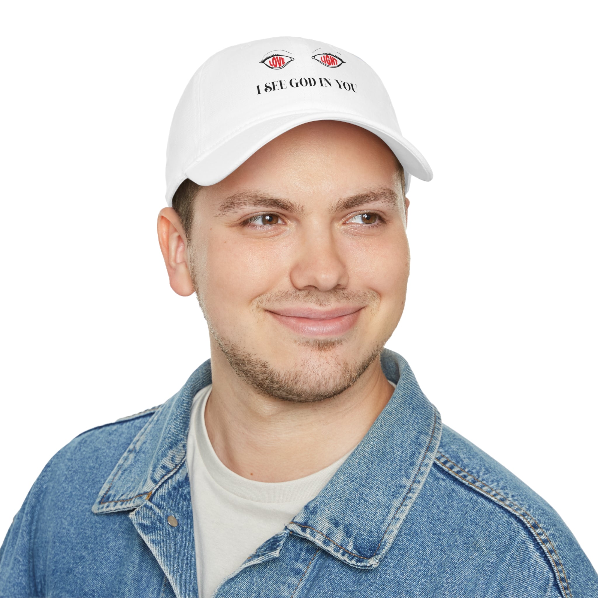 Low Profile Baseball Cap. I See God In You