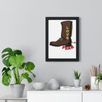 Premium Framed Vertical Poster...Love Over Fear