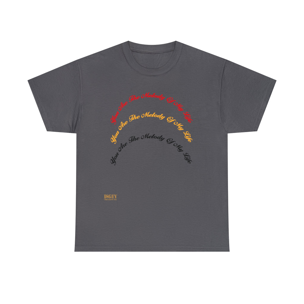 Unisex Heavy Cotton Tee...You Are The Melody multi