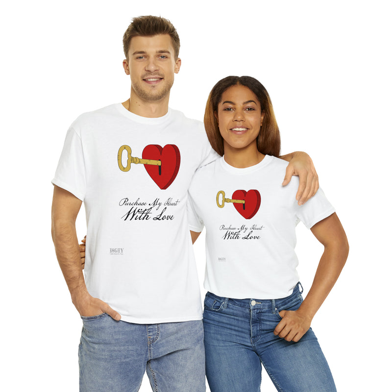 Unisex Heavy Cotton Tee Purchase My Heart