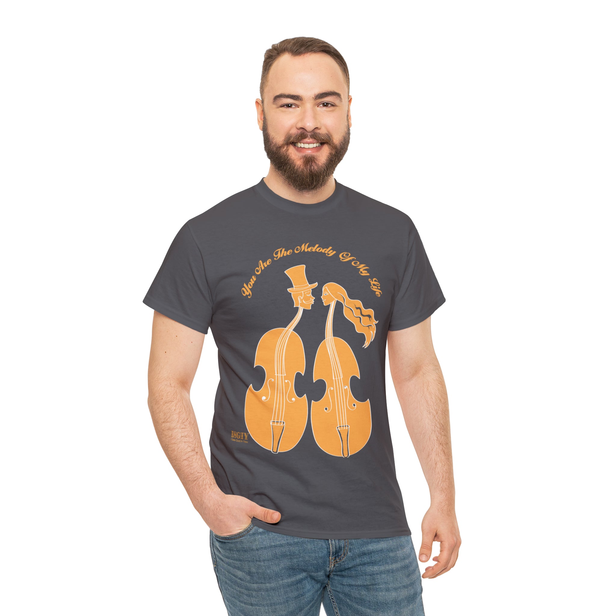 Copy of Unisex Heavy Cotton Tee...You Are The Melody Yel