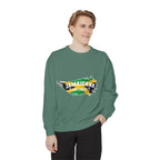 Sweatshirt — "Jamaicans 4 Christ" Graphic Crewneck (Patriotic Jamaican Colors)