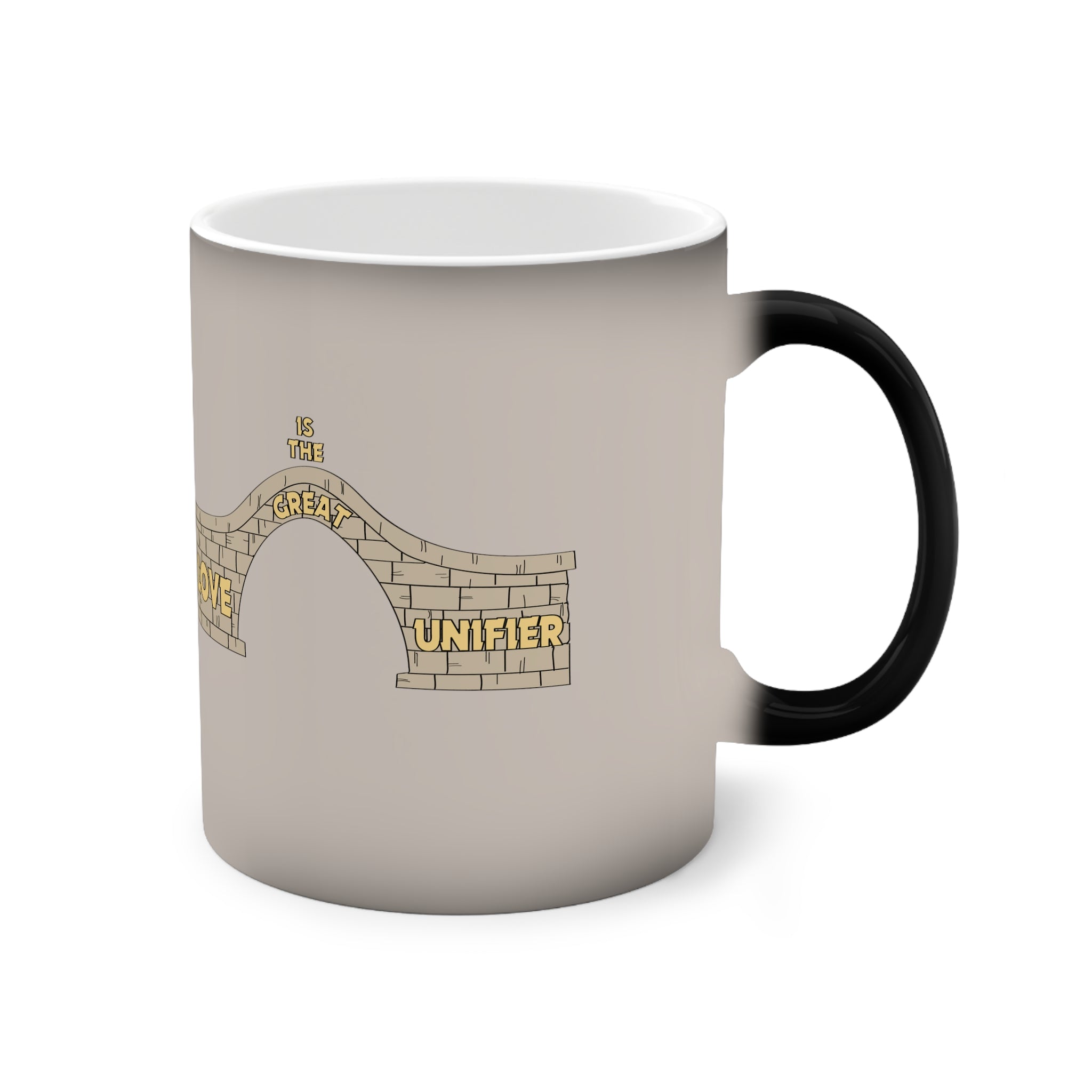Color-Changing Mug, 11oz. Love Is The Great Unifier