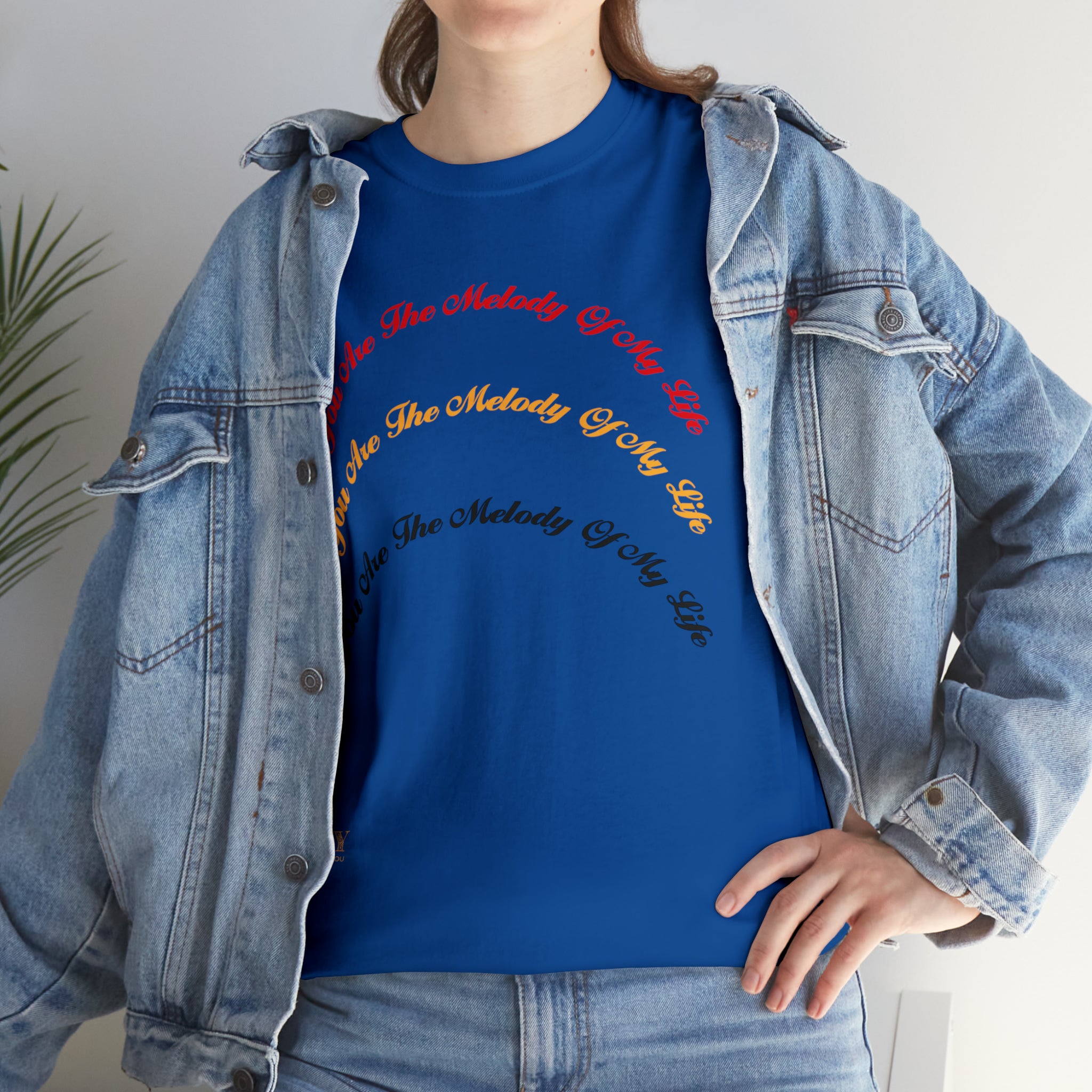 Unisex Heavy Cotton Tee...You Are The Melody multi