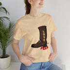 Unisex Jersey Short Sleeve Tee. Love Over Fear