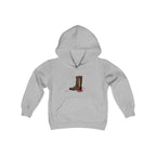 Youth Heavy Blend Hooded Sweatshirt Love Over Fear