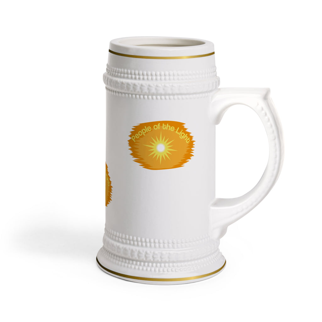 People of the Light Stein Mug — Inspirational Ceramic Beer Mug