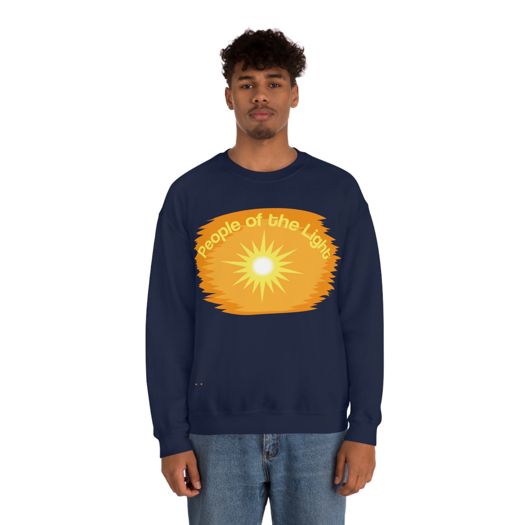 Unisex Heavy Blend Crewneck Sweatshirt People Of The Light