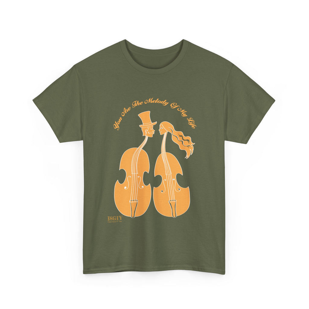 Unisex Heavy Cotton Tee...You Are The Melody Yel