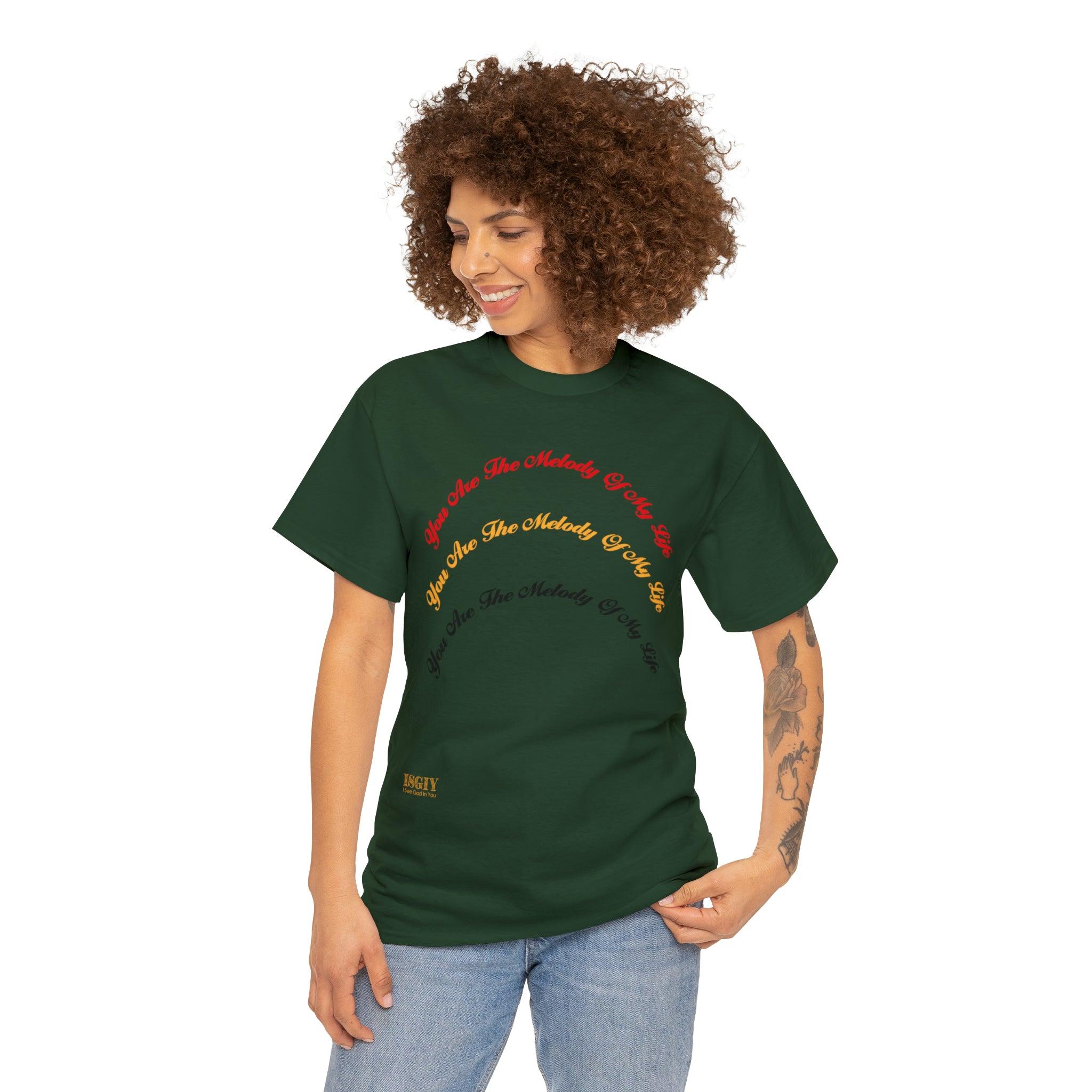Unisex Heavy Cotton Tee...You Are The Melody multi