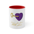 Two-Tone Accent Mug For Coffee Lovers