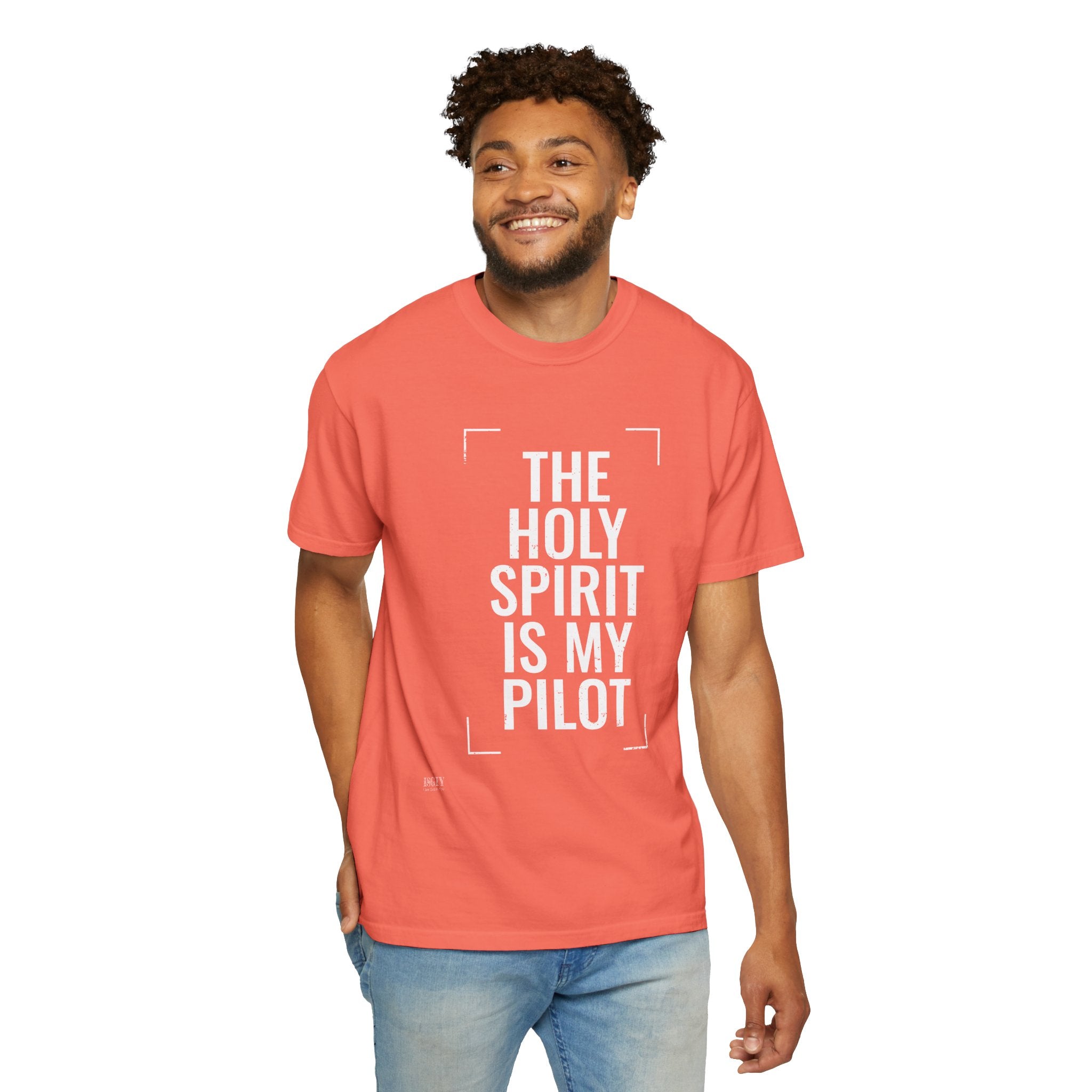 Holy Spirit Is My Pilot T-Shirt — Christian Faith Graphic Tee