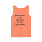 Sometimes God Answers By Not Answering Christian Tank Top