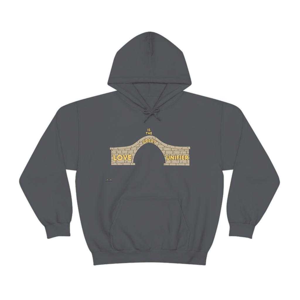 Unisex Heavy Blend Hooded Sweatshirt Love Is The Great Unifier