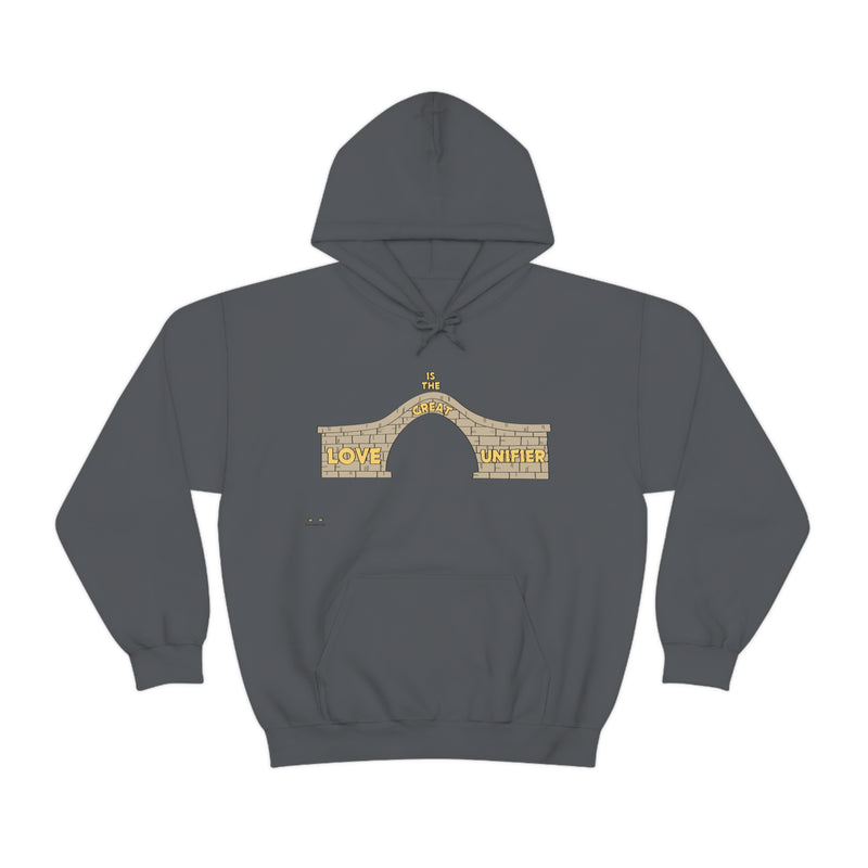 Unisex Heavy Blend Hooded Sweatshirt Love Is The Great Unifier