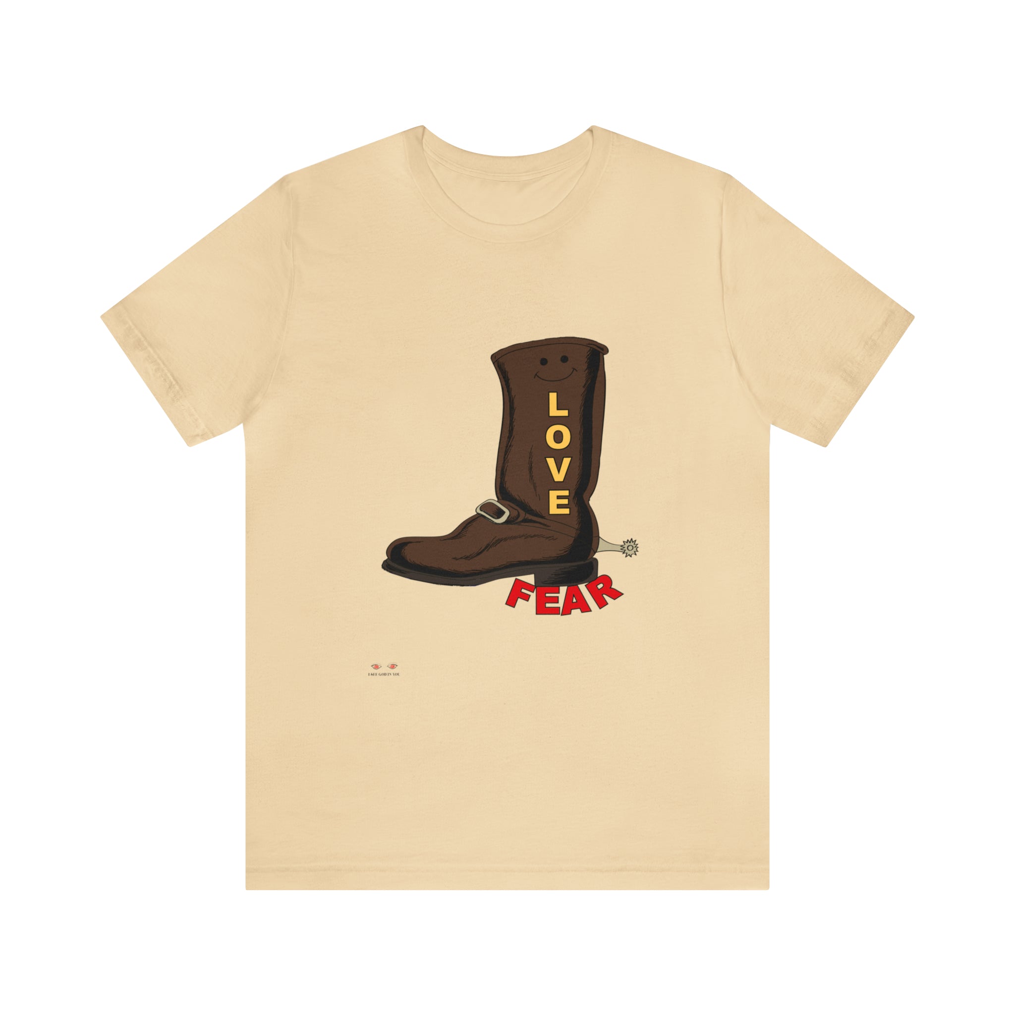 Unisex Jersey Short Sleeve Tee. Love Over Fear