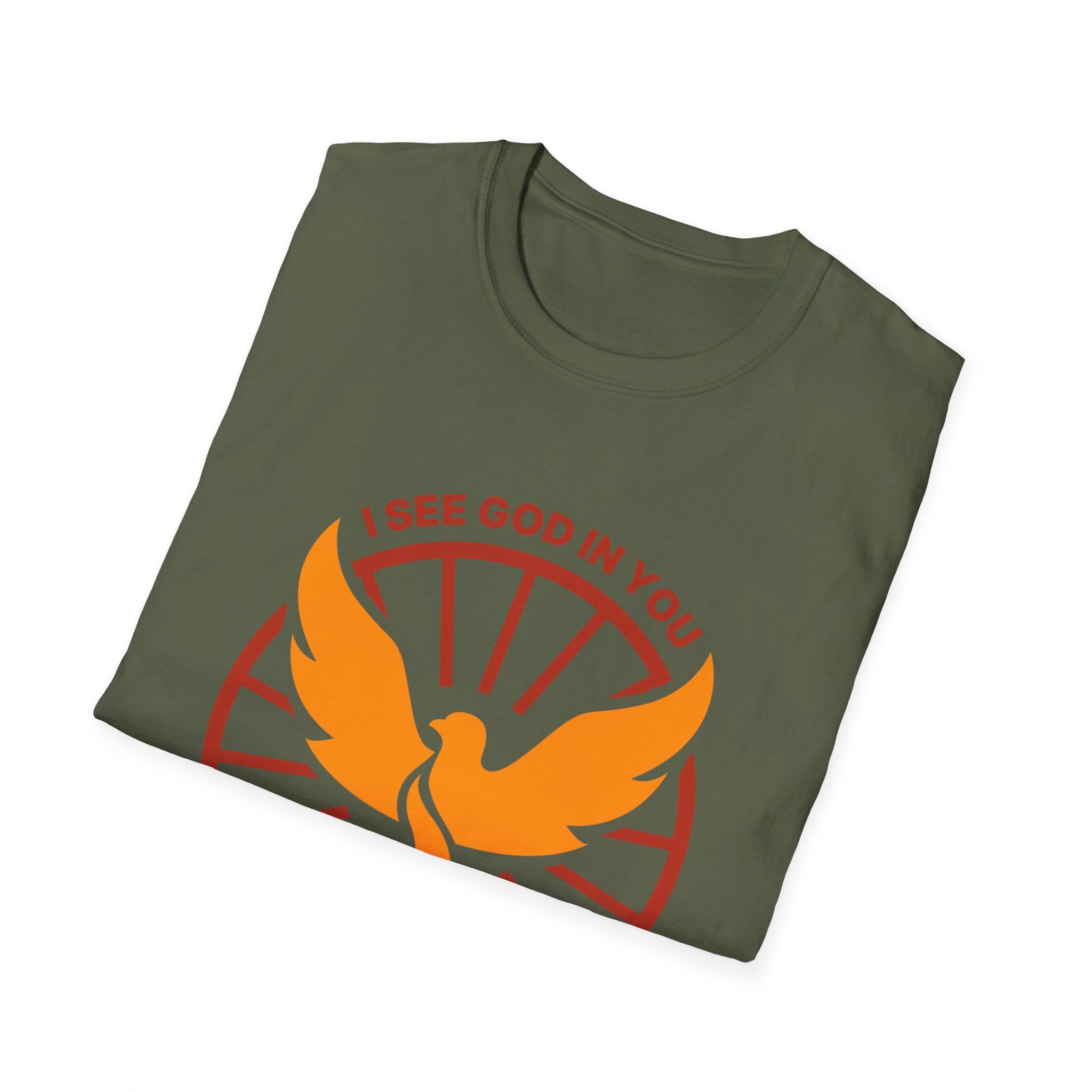 I See God In You Dove T-Shirt — Christian Faith Inspirational Tee
