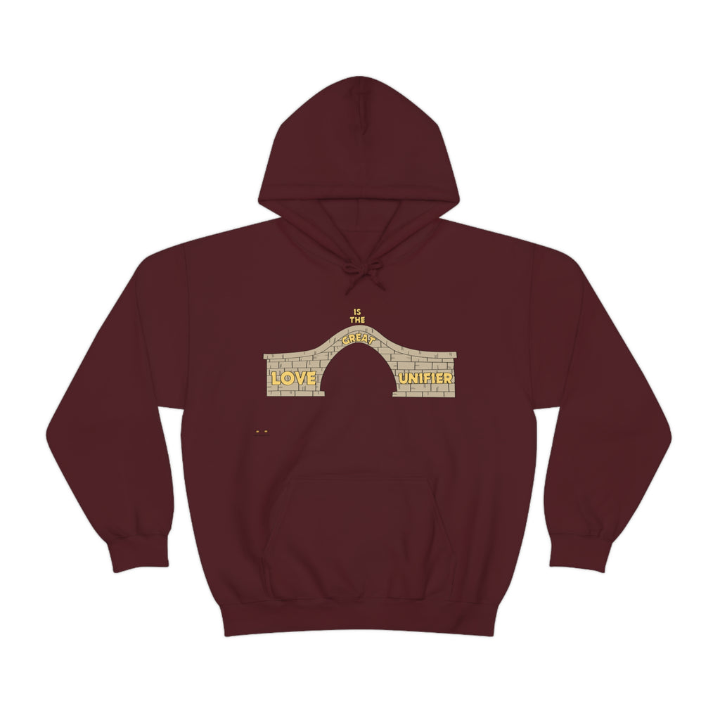 Unisex Heavy Blend Hooded Sweatshirt Love Is The Great Unifier