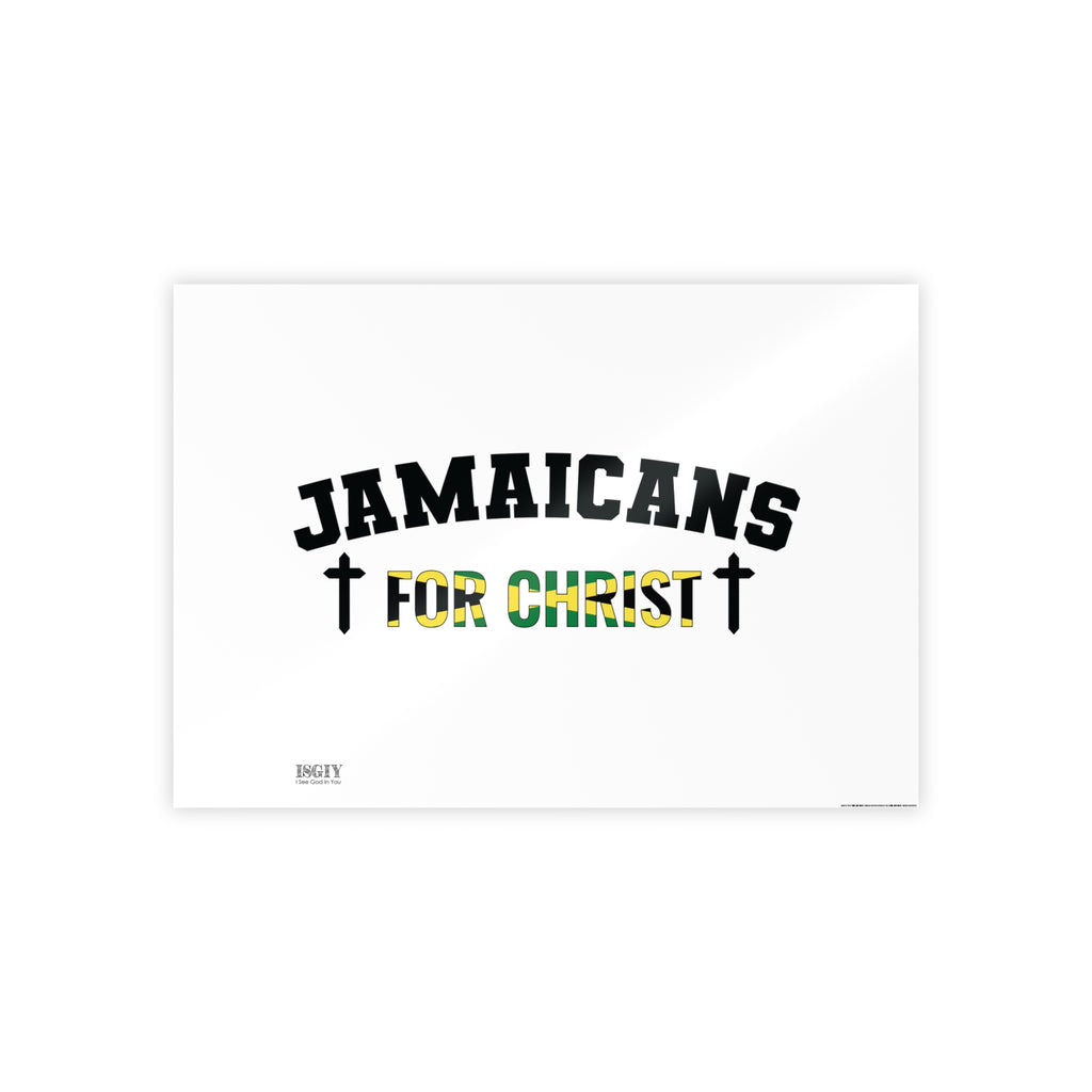 Jamaicans for Christ Poster