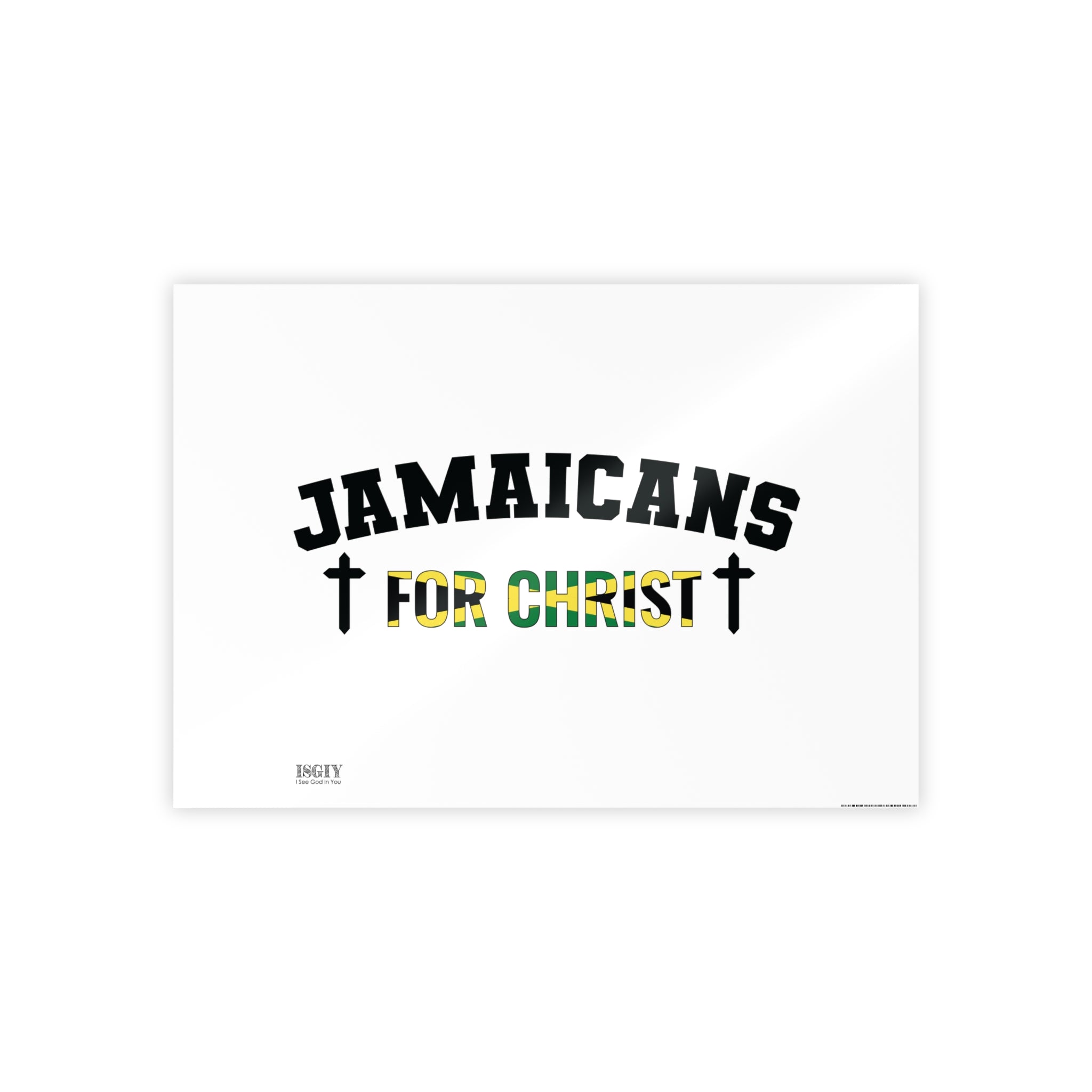 Jamaicans for Christ Poster