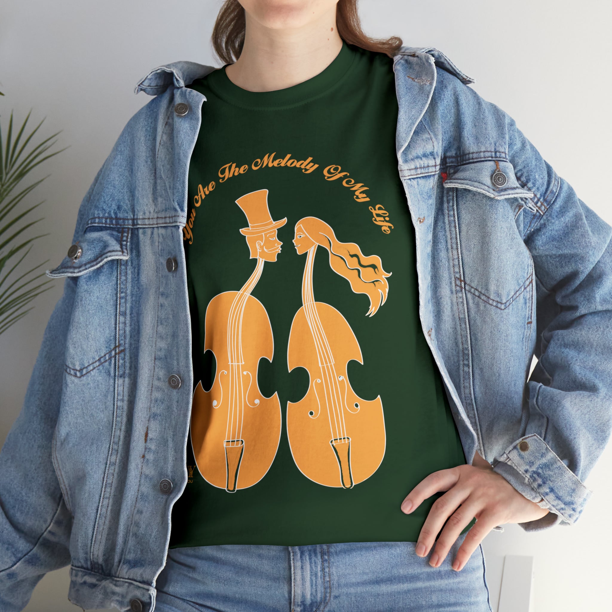 Copy of Unisex Heavy Cotton Tee...You Are The Melody Yel