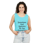 Sometimes God Answers By Not Answering Christian Tank Top