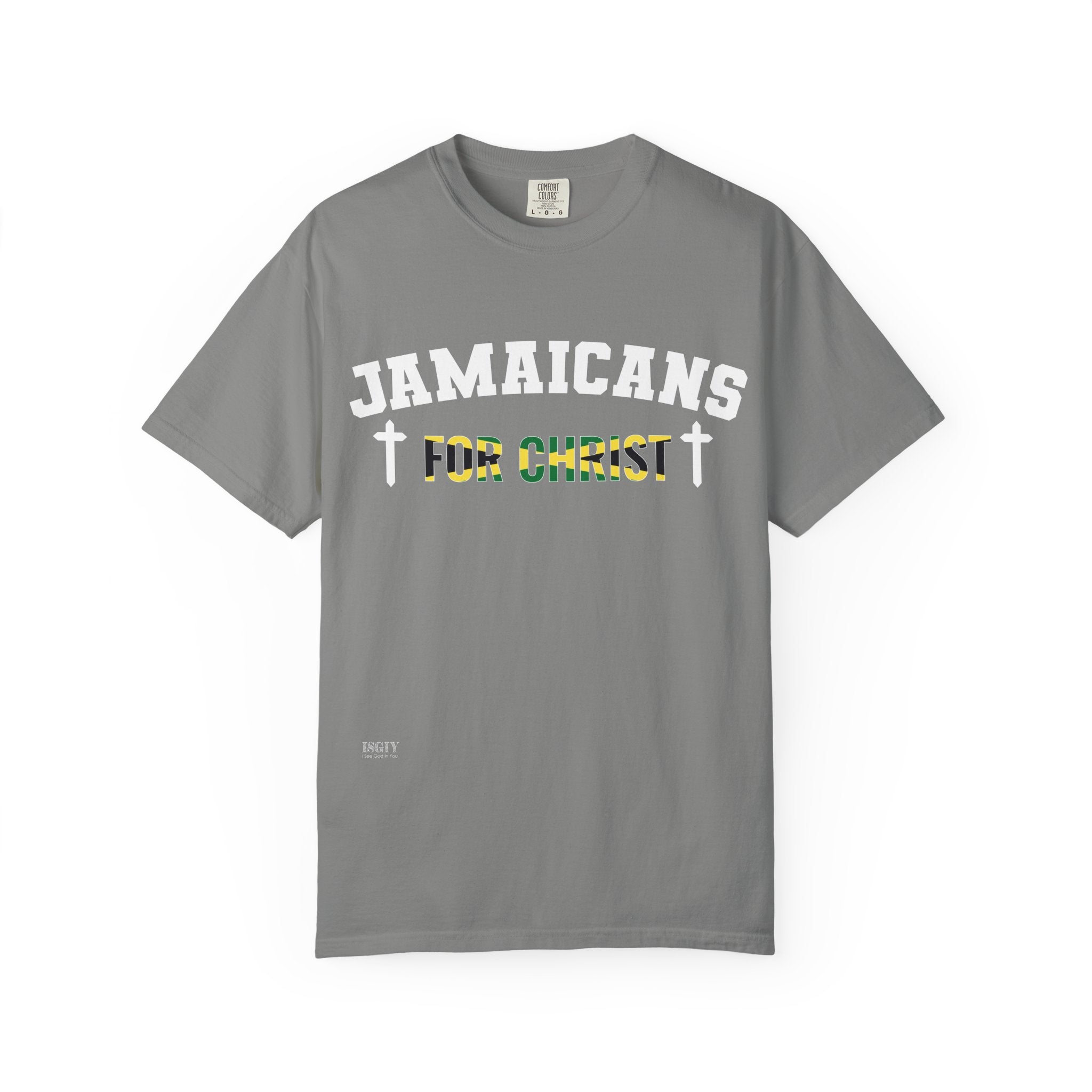 Jamaicans for Christ T-Shirt — Faith & Island Pride Garment-Dyed Tee
