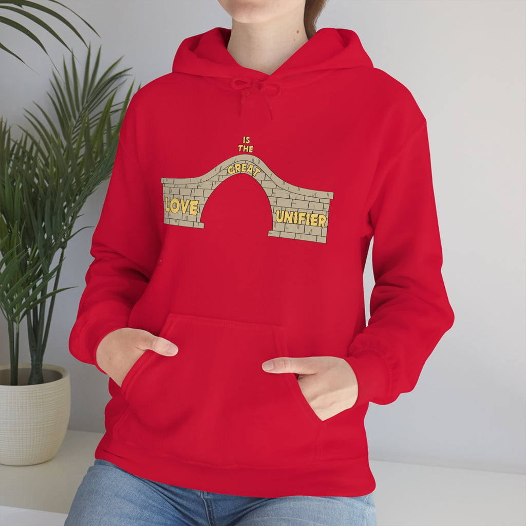 Unisex Heavy Blend Hooded Sweatshirt Love Is The Great Unifier