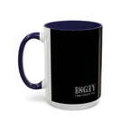 I Walk With Christ Accent Coffee Mug — Inspirational Christian Tea Cup (11/15oz)
