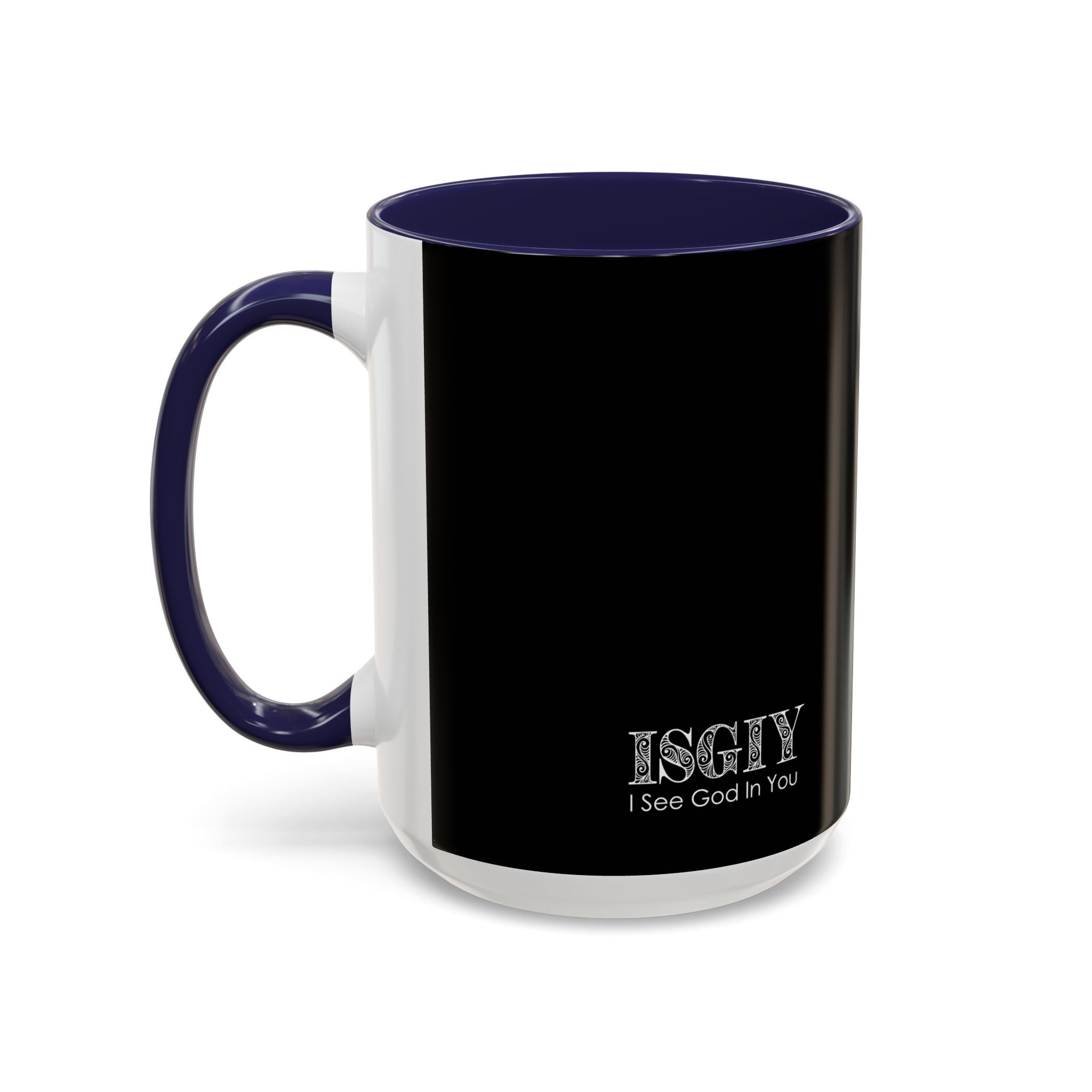 I Walk With Christ Accent Coffee Mug — Inspirational Christian Tea Cup (11/15oz)
