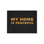 Floor Mat - Heavy Duty My Home Is Peaceful Design