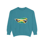 Sweatshirt — "Jamaicans 4 Christ" Graphic Crewneck (Patriotic Jamaican Colors)