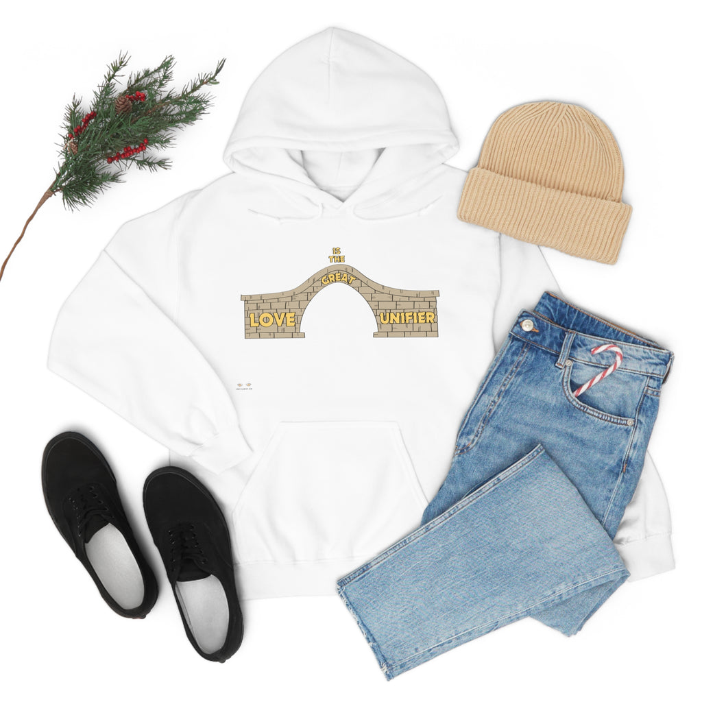 Unisex Heavy Blend Hooded Sweatshirt Love Is The Great Unifier