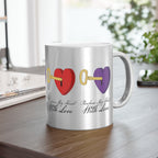 Metallic Mug (SilverGold).....Purchase My Heart With Love