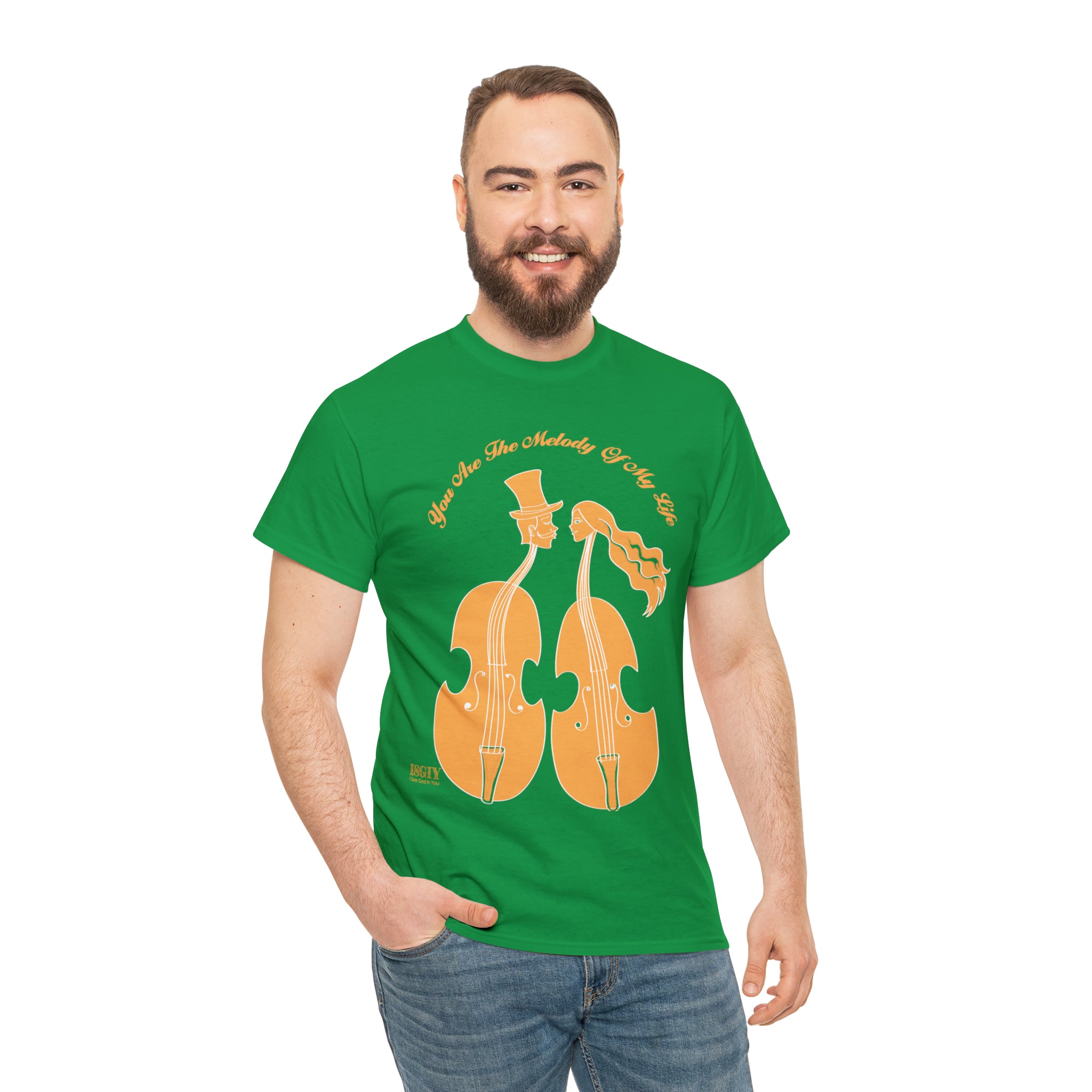 Copy of Unisex Heavy Cotton Tee...You Are The Melody Yel