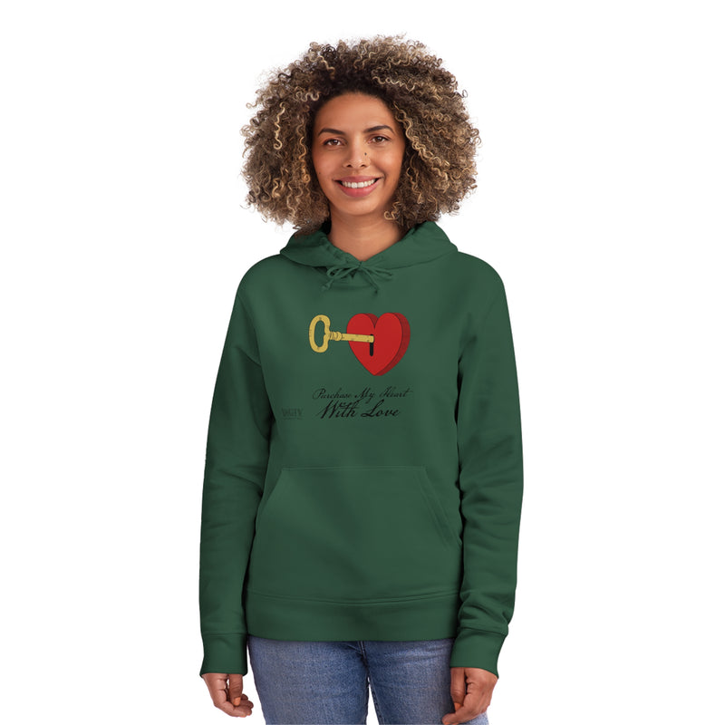 Unisex Drummer Hoodie. Purchase My Heart With Love