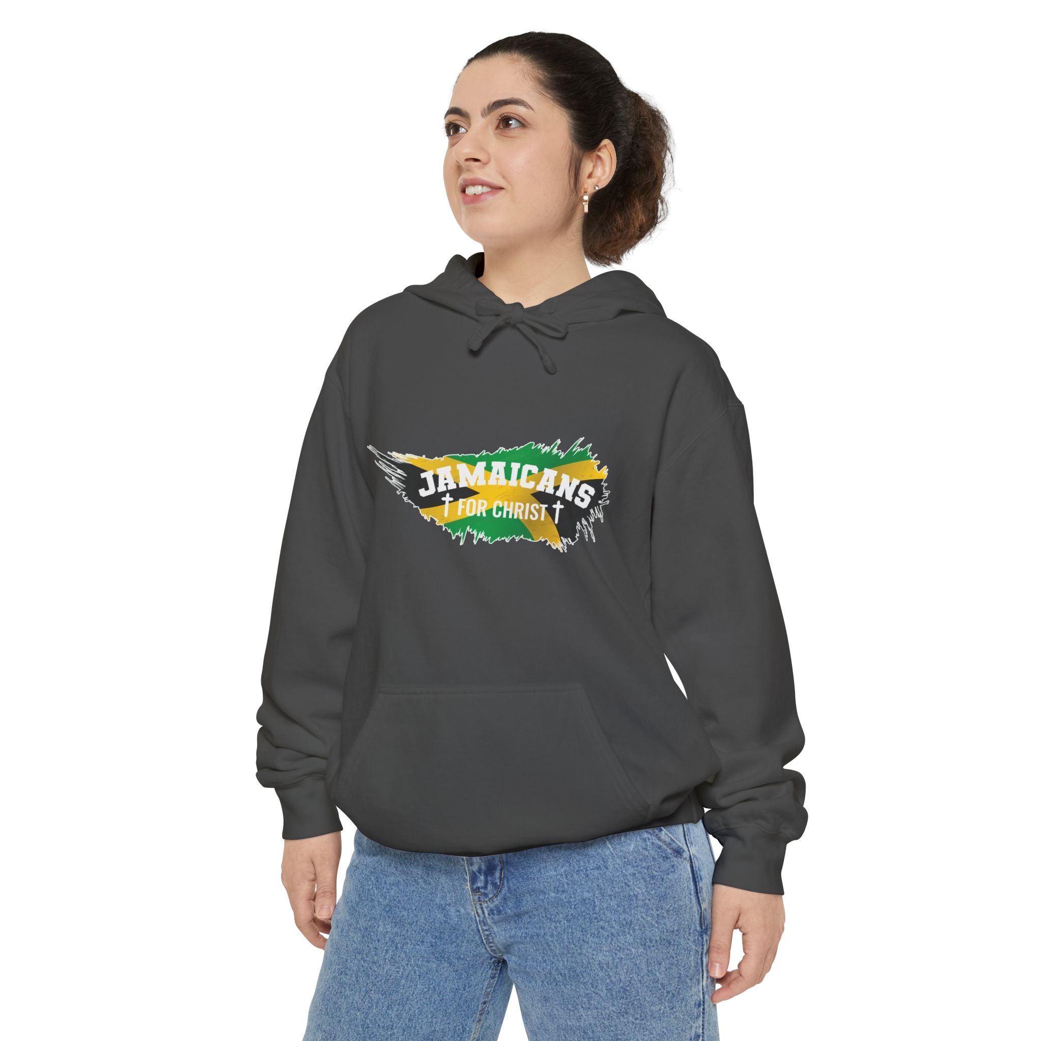 Jamaicans for Christ Flag Graphic Hoodie