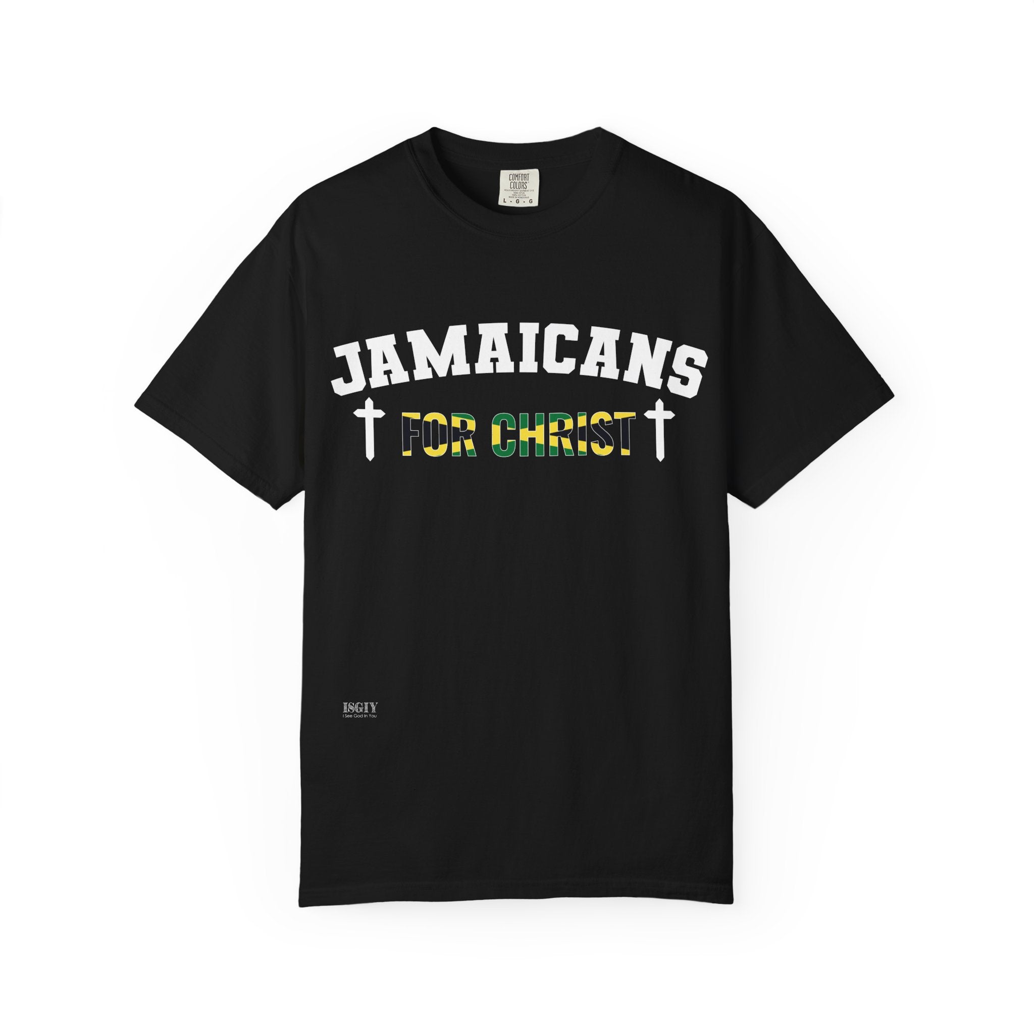 Jamaicans for Christ T-Shirt — Faith & Island Pride Garment-Dyed Tee